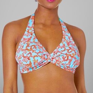 Tommy Bahama Coral Cabana Underwire Twist Front Bra, D/DD Cup